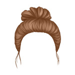 Brunette Bun