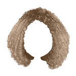 Light Brunette Curly