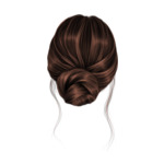 Brązowe K hair-13-chocolate