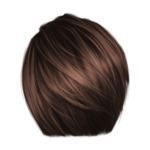Brązowe K hair-9-chocolate